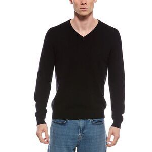 Mette Mens  Cashmere V-Neck Sweater, Black